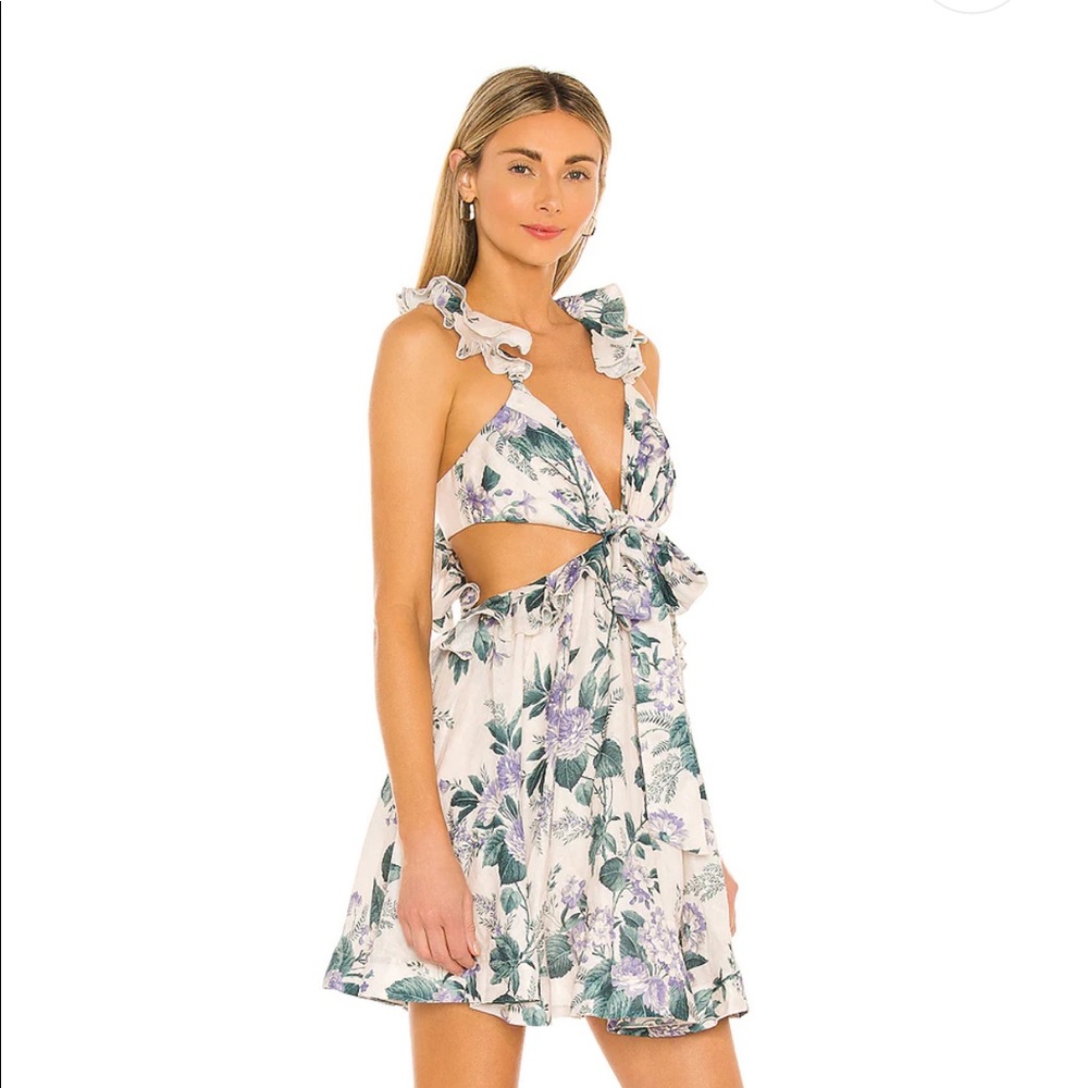Zimmermann Ruffle Mini Dress - Picture 2 of 3